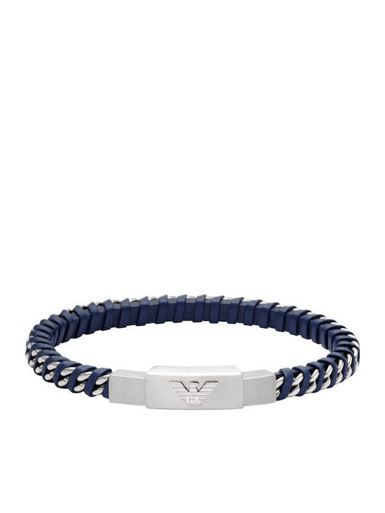 Emporio Armani Мъжка Гривна от Кожа 20см