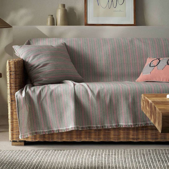 Gofis Home Nymeria Armchair Throw Jacquard 180x180cm Pink