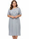 Prive Underwear Summer Cotton Women's Nightgown Gray