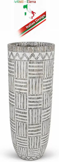 Large Decorative Floor Jar 120cm Luxury Vase Embossed Design Ethnic Tribal