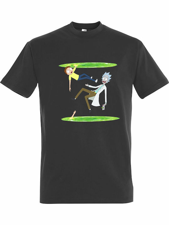 T-shirt Unisex " Rick Morty Traveling Through T...
