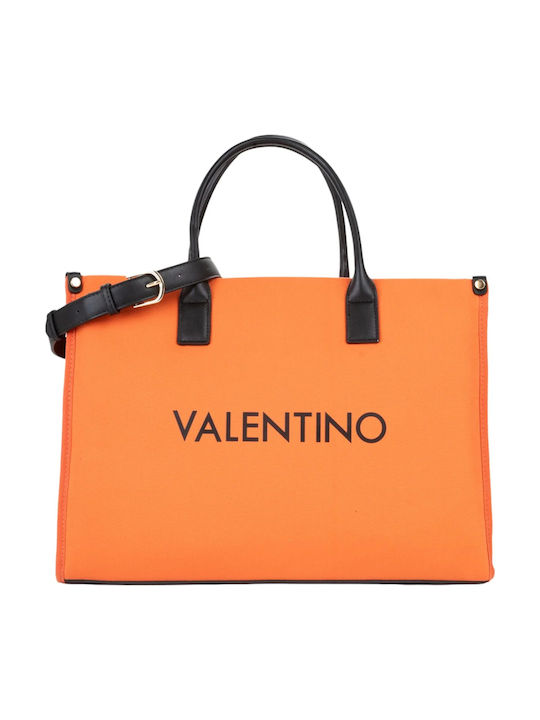 Valentino Bags Fabric Women's Shoulder Bag Orange