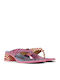Damen Sandalen Mehrfarbige Leder