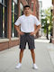 French Terry Men's Bermuda Shorts Gray