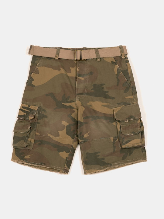 Herren Shorts Cargo Braun