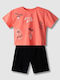Summer Set 2 Pieces Orange Nek