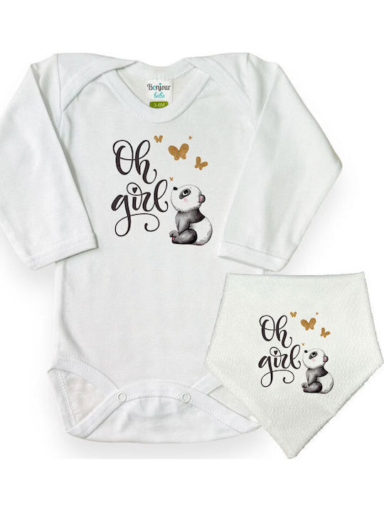Bonjour Bebe Bodysuit White