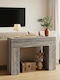 Wooden Console Gray L102xW35xH75cm
