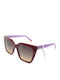 Benetton Women Sunglasses with Burgundy Frame and Brown Lens BE5112 504