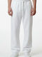 Pantaloni Baggy Linie Alb