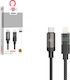 WisdomUp Cablu Lightning USB-C cu LED
