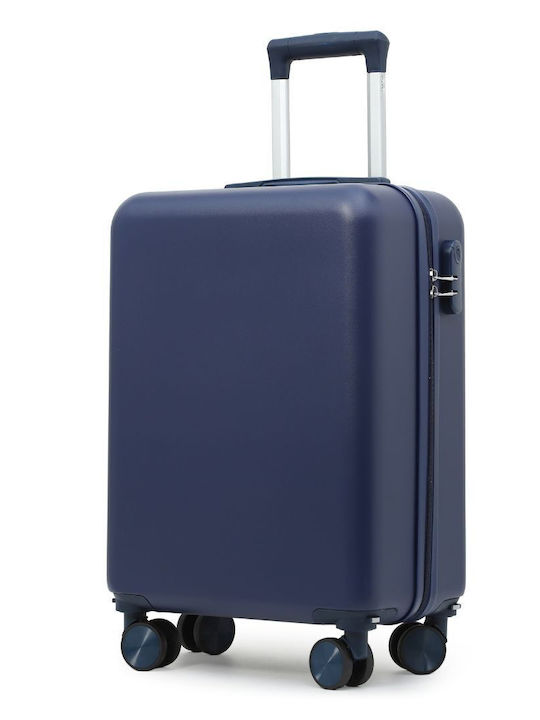 Olia Home Βαλίτσα Ταξιδίου Καμπίνας Navy Blue μ...