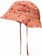 Tutete Kids' Hat Bucket Fabric Sunscreen Orange