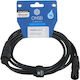 Onsei Cable XLR male - XLR female Μαύρο 3m