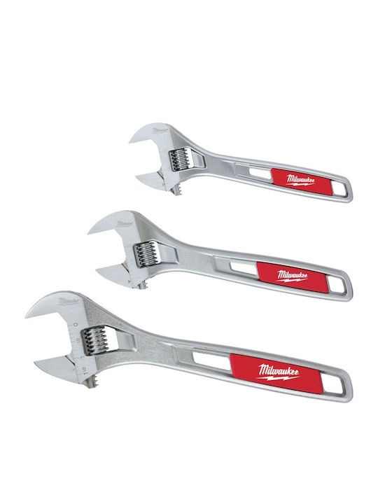 Milwaukee 4932493414 Verstellbarer Schraubenschlüssel Set 3 Stücke