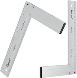 Geko Geko Angle Ruler for Carpenters Aluminum Length 25cm