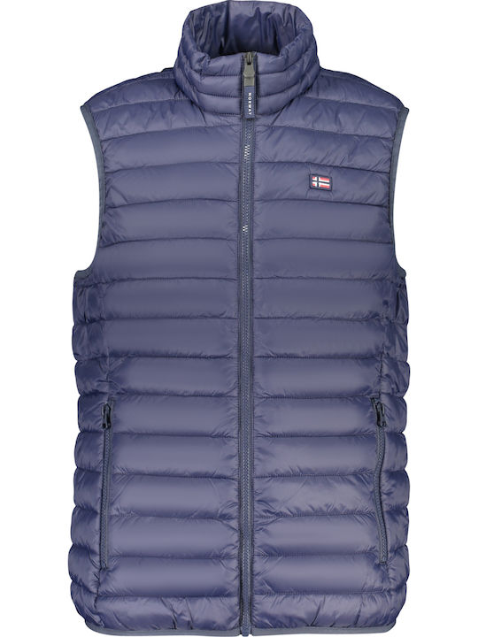 Sleeveless Jacket Blue