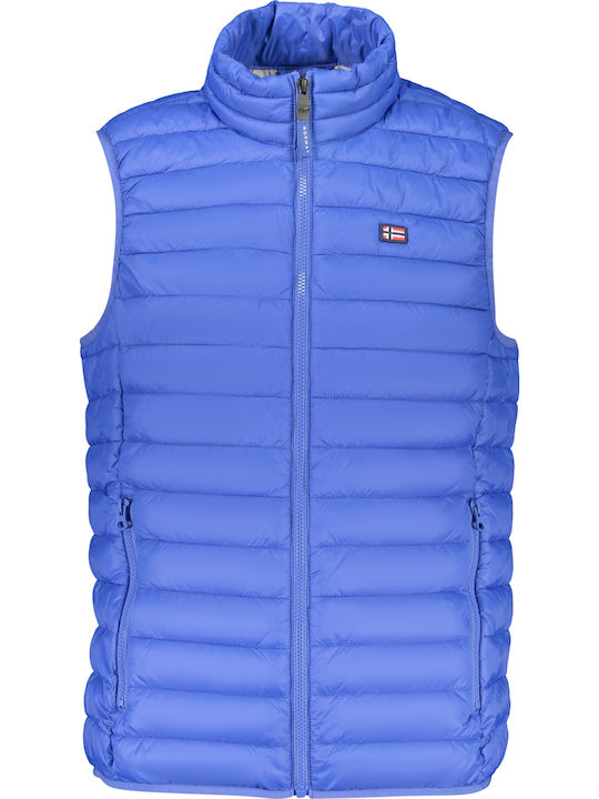Sleeveless Jacket Blue
