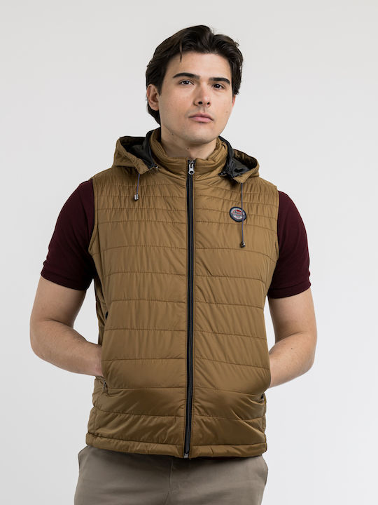 New Company Без Ръкав Яке Тютюнев