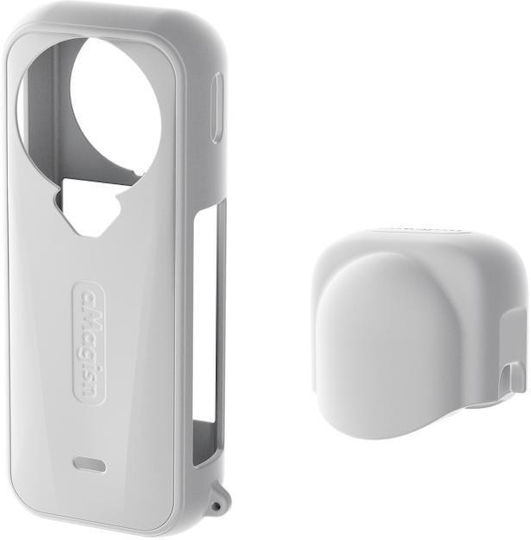 Insta360 X4 Air Amagisn Silicone Case Lens Cap Grey