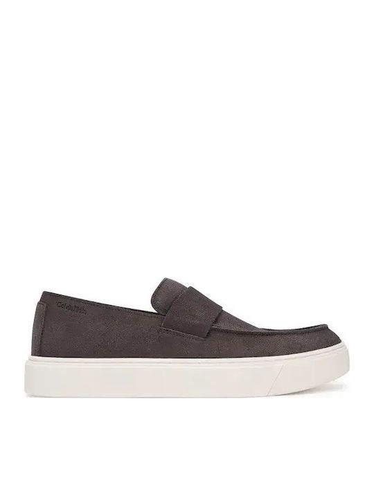 Calvin Klein Men's Moccasins in Gray Color