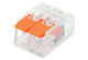 Клема Eurolamp Pct-412 2 Позиции Отвор 0.2-4mm 32a 400v Оранжева 25 Броя