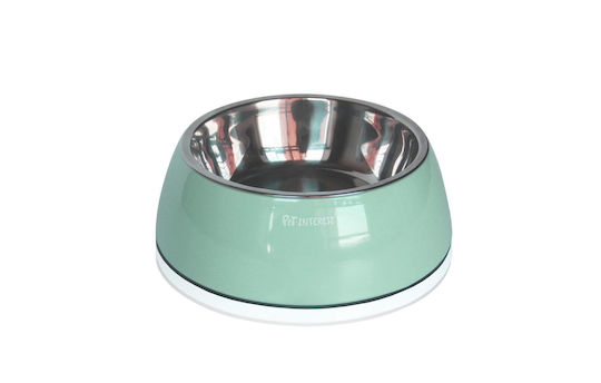 Pet Interest Deluxe Dual Метална Купа За Храна За Куче 200ml В Тюркоазен Цвят