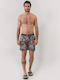 Aloha Men's Swimwear Bermuda Brown Floral 1065540006-Brown