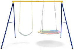 Costway Nest Swing Double Blue