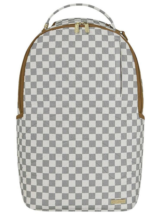 Sprayground Cream Check Dlxsv Σχολική Τσάντα Πλ...