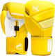 Hayabusa Leather Boxing Gloves for Competition Yellow