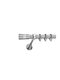 Best Bară Metalică Pentru Perdele B028 Dublă Cu Șină Φ20mm 160cm Argintie