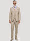 Men's Groom's Beige Suit