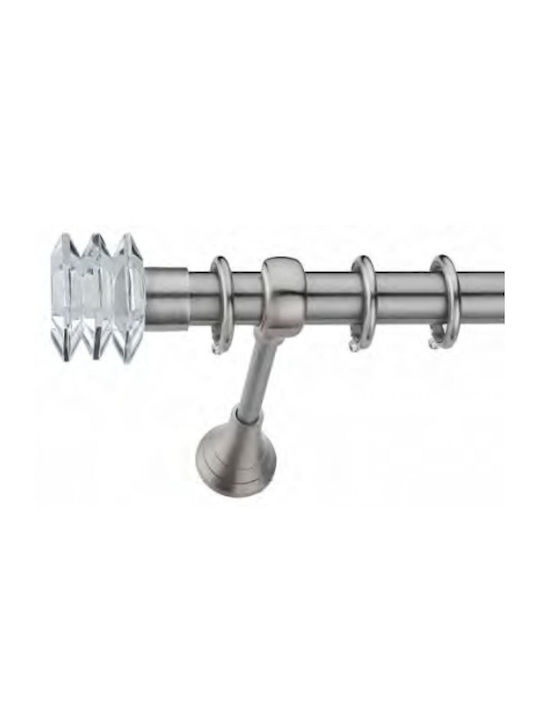 Best Металическо Корнизно Тяло B074 Единично Ф20mm 200см Сребрист