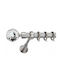 Best Bară Metalică Pentru Perdele B073 Dublă cu Șină Φ20mm 200cm Argintie