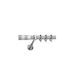 Best Bară Metalică Pentru Perdele B024 Simplă Φ20mm 160cm Argintie