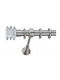 Best Bară Metalică Pentru Perdele B074 Dublă cu Șină Φ20mm 160cm Argintie