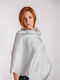 Rima Women's Silk Shawl Silver