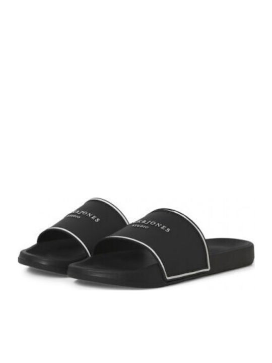 Jack & Jones Men's Black Slides