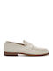 Suede Men's Loafers in Beige Colour