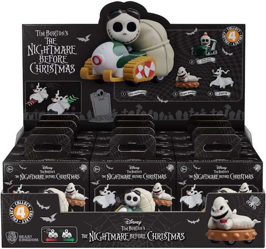 Nightmare Before Christmas Zoom Hero Pullback Vehicles Figures Blind Box Σετ 12 Τεμάχια