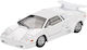 Model Mașină Lamborghini Countach 25th Anniversary Alb 1989 Scara 1:64 Mini GT Mgt01134-l