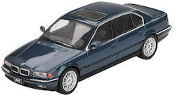 Μακέτα Αυτοκινήτου Bmw 750i E39 Sorrento Blue Metallic 1998 Κλίμακα 1:64 Mini Gt Mgt00894-l