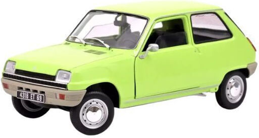 Renault R5 1972 Green Car Model 1:18