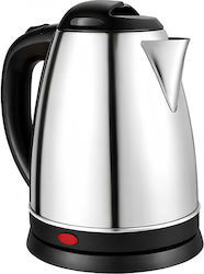 Cheffinger 2l Stainless Steel Electric Kettle 1500w Fast Boiling Automatic Shut-off Black Silver Cheffinger 2l Stainless Steel Electric Kettle 1500w Fast Boiling Automatic Shut-off Black Silver