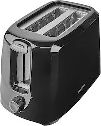 Melissa 2-slot Toaster 700w 6 Browning Levels Removable Crumb Tray Black