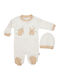 Annora Baby Beige Baby Bodysuit