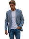 Sommer Herrenanzugsjacke Hellblau