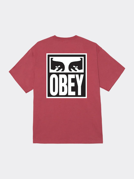 Obey Tricou Eyes Roșu
