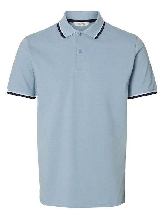 Selected Polo Athletic Short Sleeve Blue Blouse